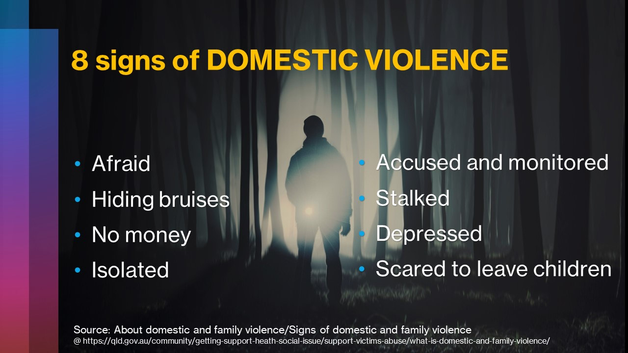 8 signs of domestic violence